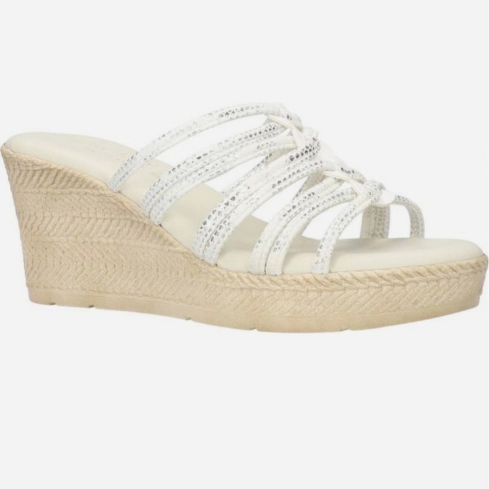 Tuscany Wedge Slide Sandals NEW